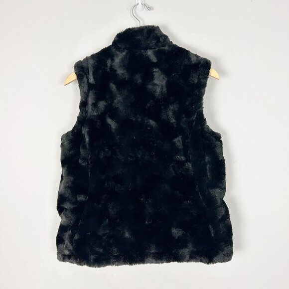 Nicole Miller Reversible Vest Faux Fur Quilted Travel Classic Size Small Women's - Picture 3 of 6